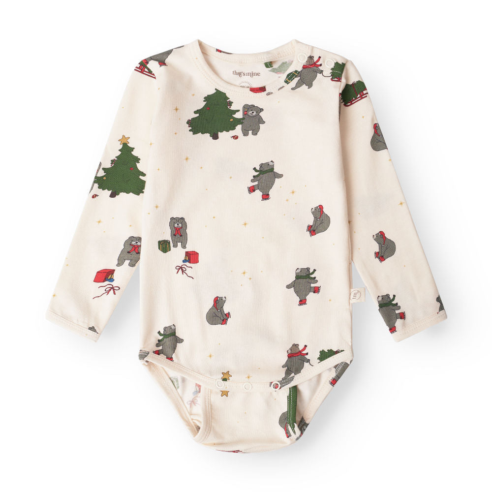 That's Mine Ellis bodystocking - Christmas shopping - 48% Organic cotton / 47% Modal / 5% Elastane Buy Bodystockings||Undertøj||personale||Basics til de små||AW25 here.