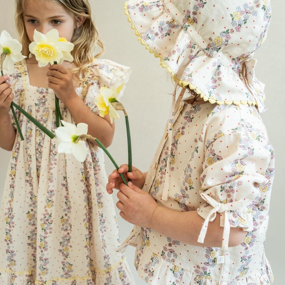 That's Mine Carmen skjorte - Shell fleur - 85% cotton / 15% linen Buy Overdele||Skjorter||personale here.