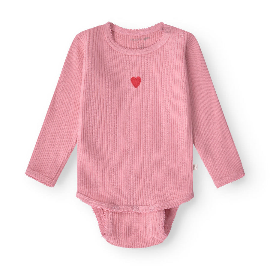 That's Mine Signe bodystocking - Rose blush - 100% organic cotton Buy Bodystockings||Undertøj||personale||Basics here.