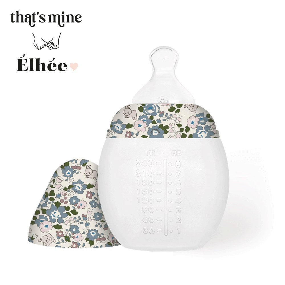 Collab baby bottle - Flores and bunnies