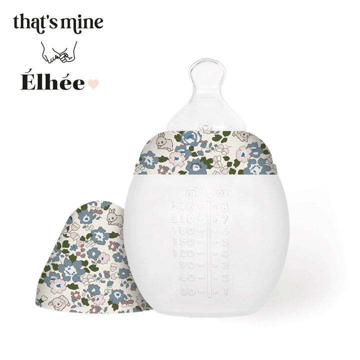 Collab baby bottle - Flores and bunnies