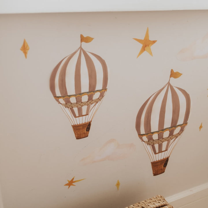 Wallsticker dreamy balloons - Brown