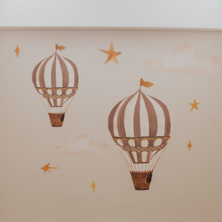 Wallsticker dreamy balloons - Brown