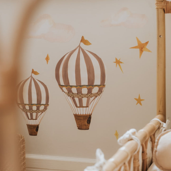 Wallsticker dreamy balloons - Brown