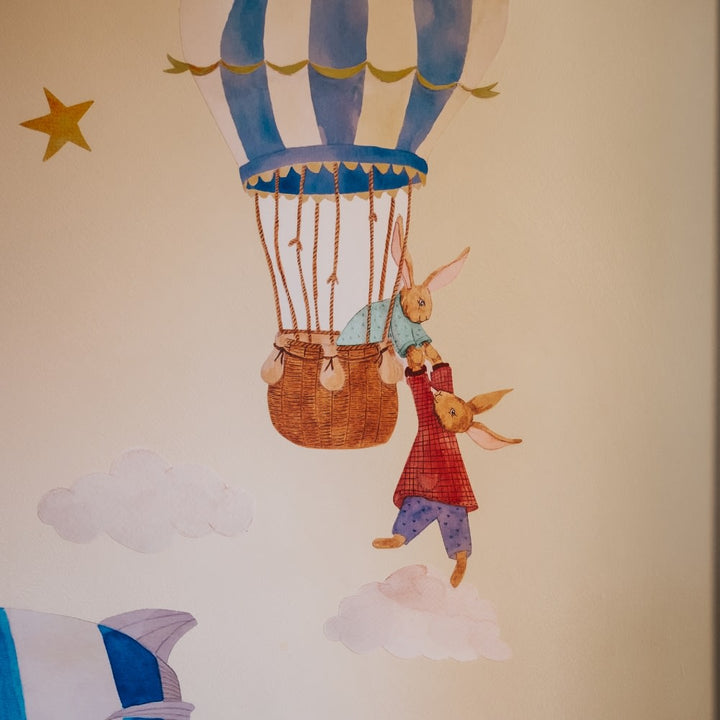 Wallsticker flying adventures - Multi