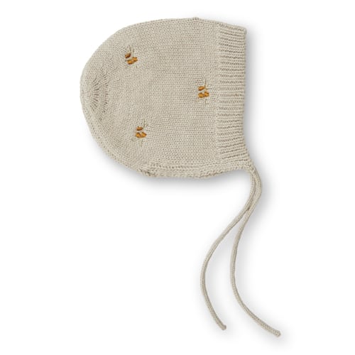 That's Mine Titete knitted helmet havtorn - Pistachio shell melange - 100% Organic cotton Buy Tøj||Overdele||Strik||Udsalg||Alle||Tøjbundle||Udsalg tøj here.