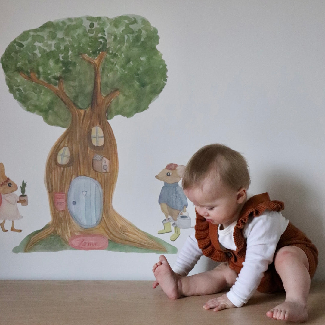 Wallsticker Tree house - Multi